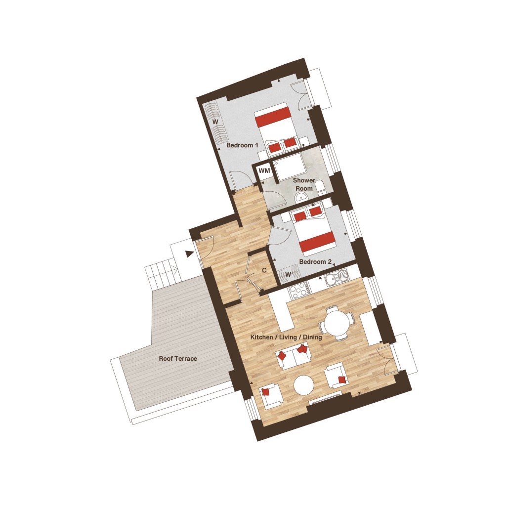 Floorplans For High Street, Ledbury, Herefordshire