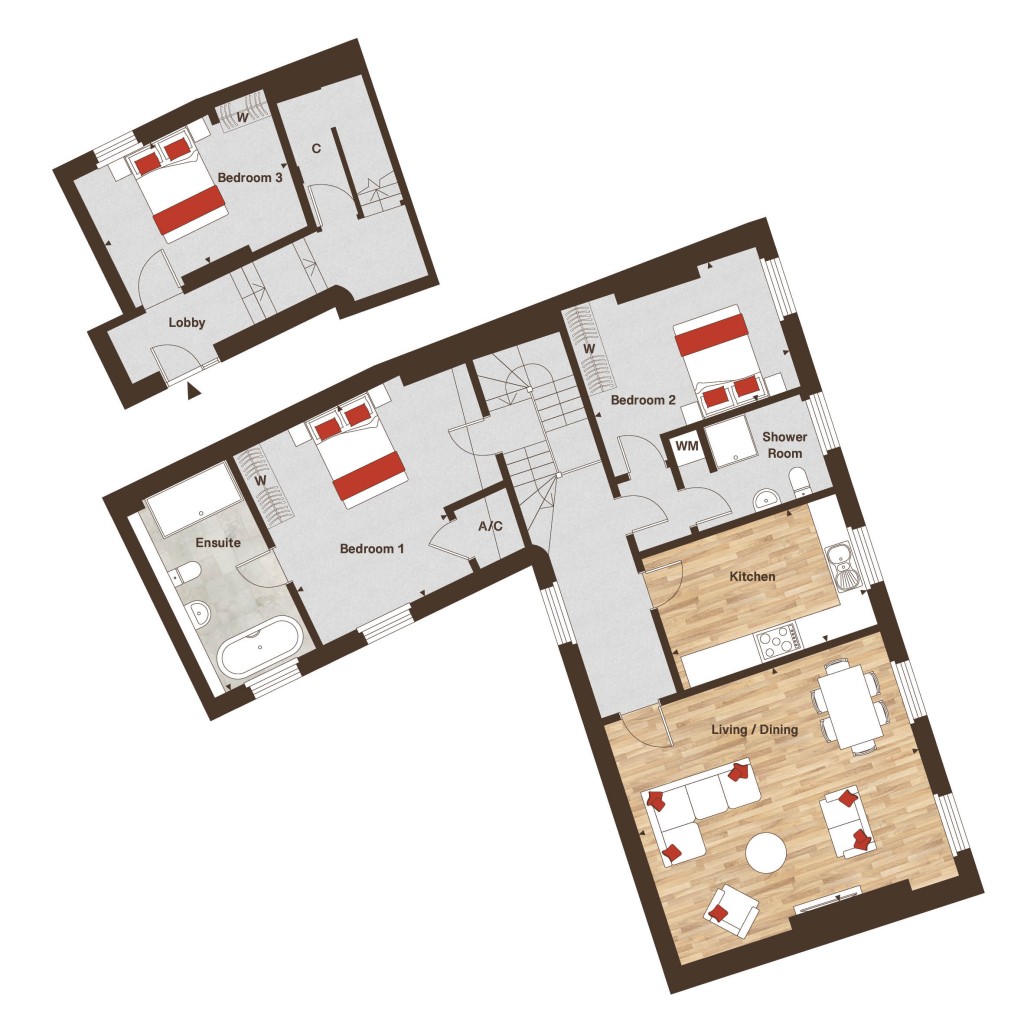 Floorplans For High Street, Ledbury, Herefordshire