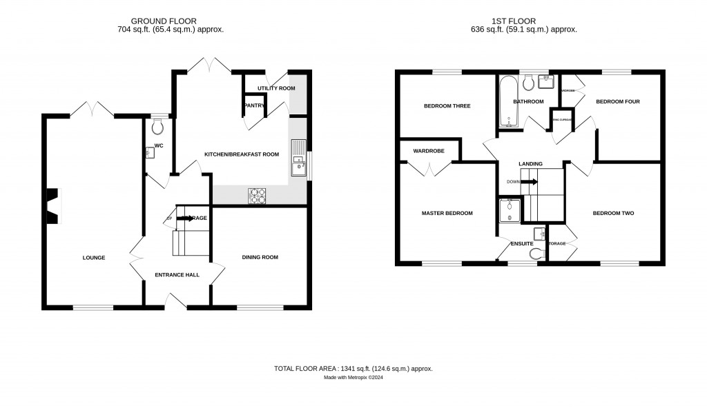 Floorplans For New Street, Ledbury, Herefordshire