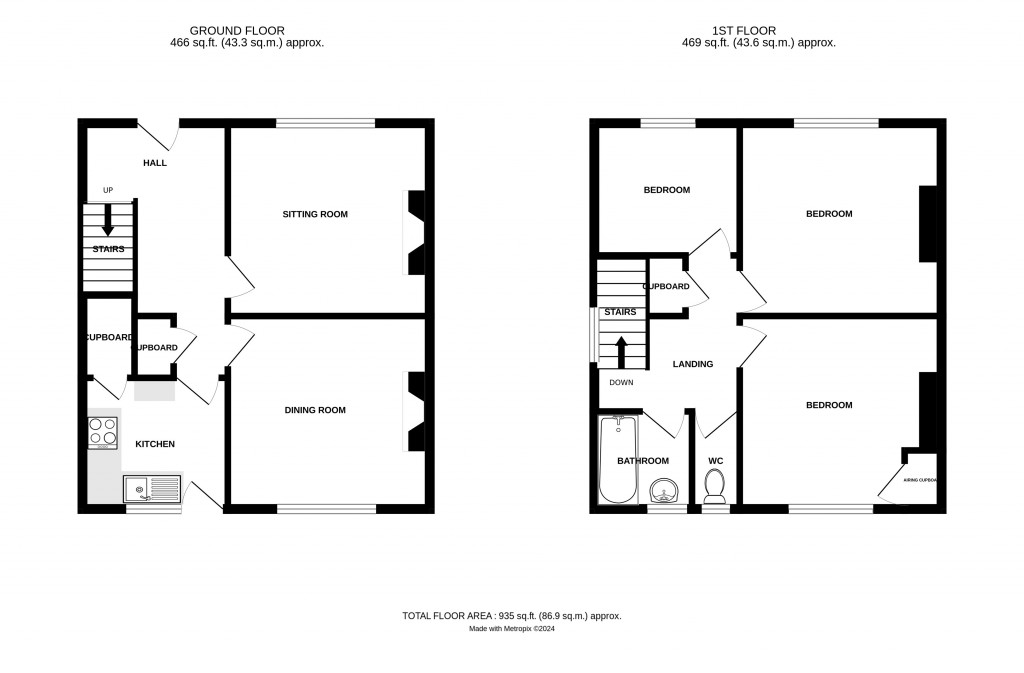 Floorplans For Belmont Avenue, Hereford