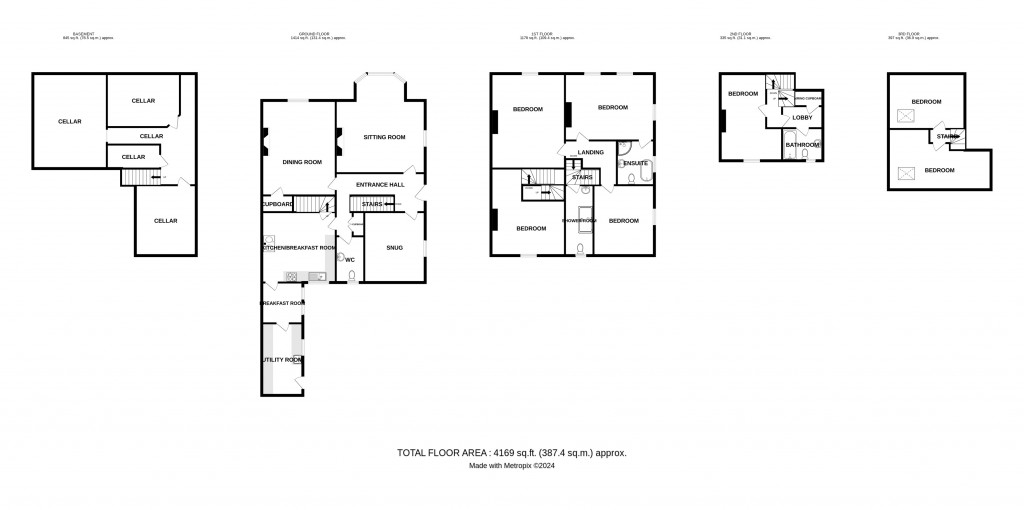 Floorplans For Broomy Hill, Hereford