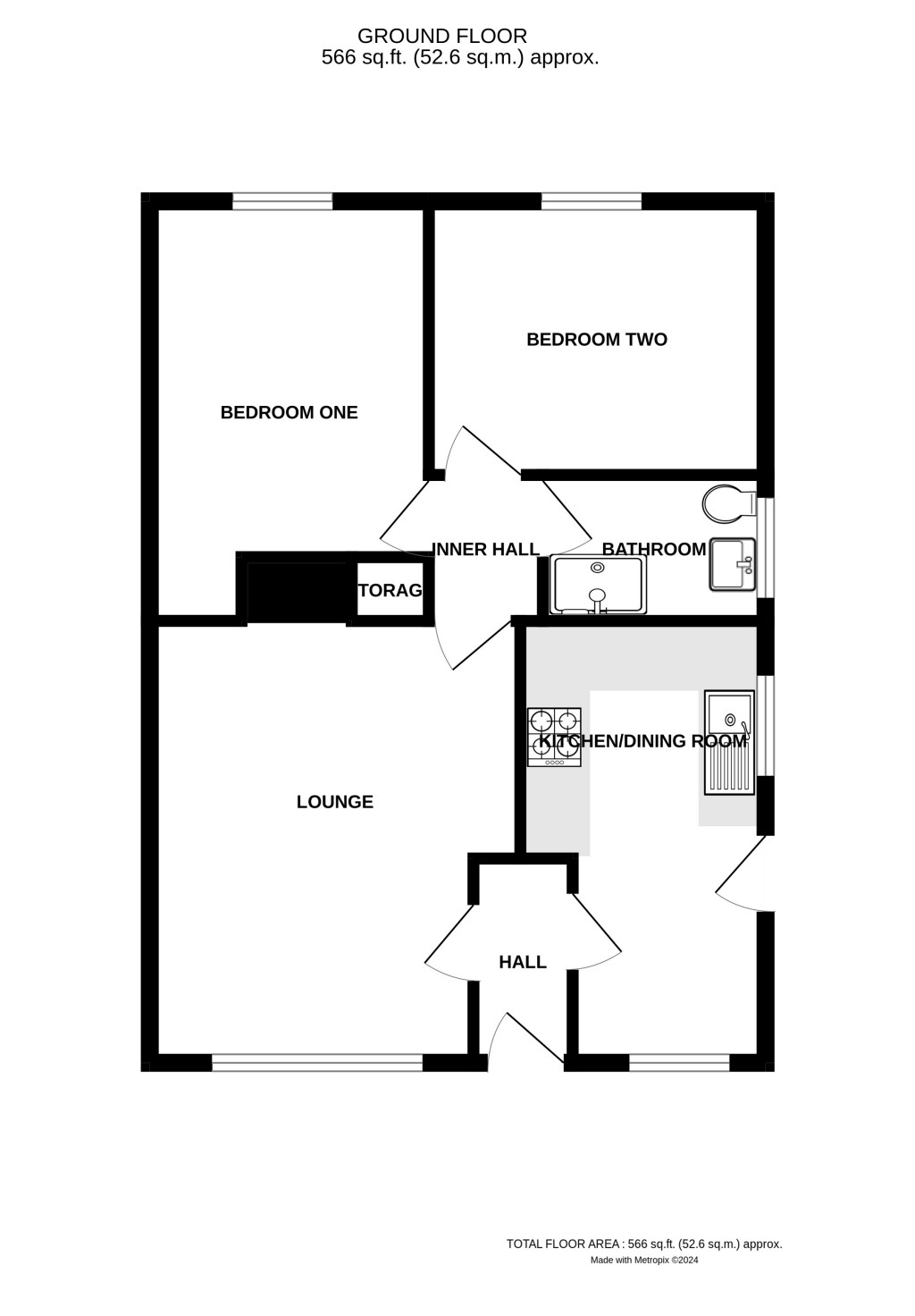 Floorplans For Northmead, Ledbury, Herefordshire