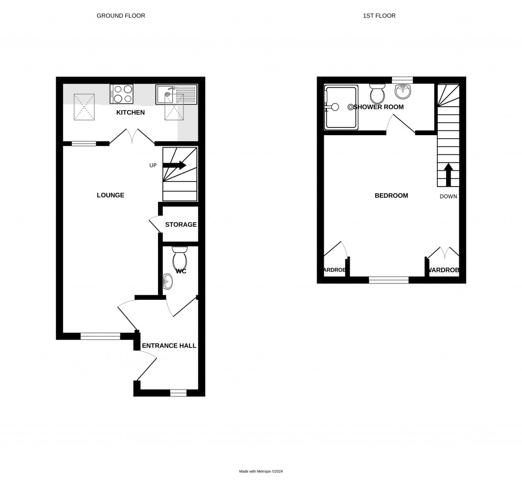 Floorplans For Worcester Road, Ledbury, Herefordshire