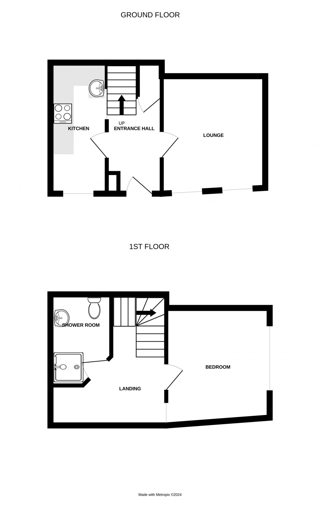 Floorplans For Worcester Road, Ledbury, Herefordshire