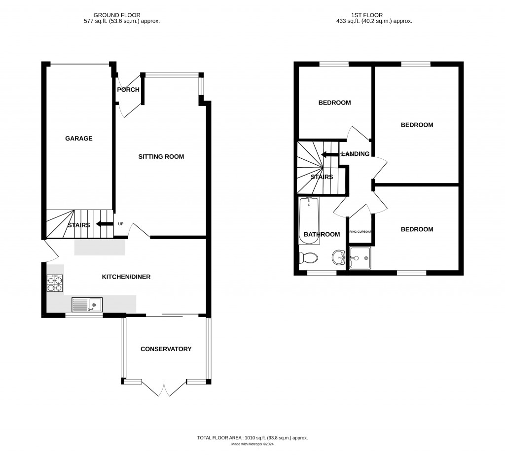 Floorplans For Queenswood Dr, HR1, Hereford