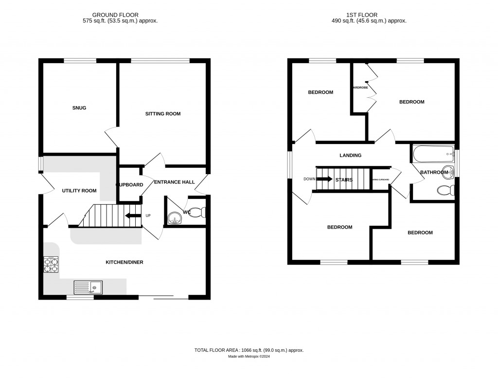 Floorplans For Hampton Park, HEREFORD