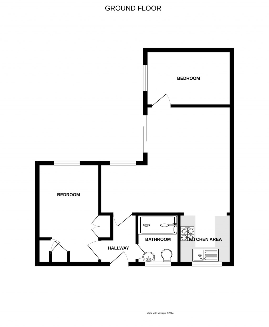 Floorplans For Queens Court, Ledbury, Herefordshire