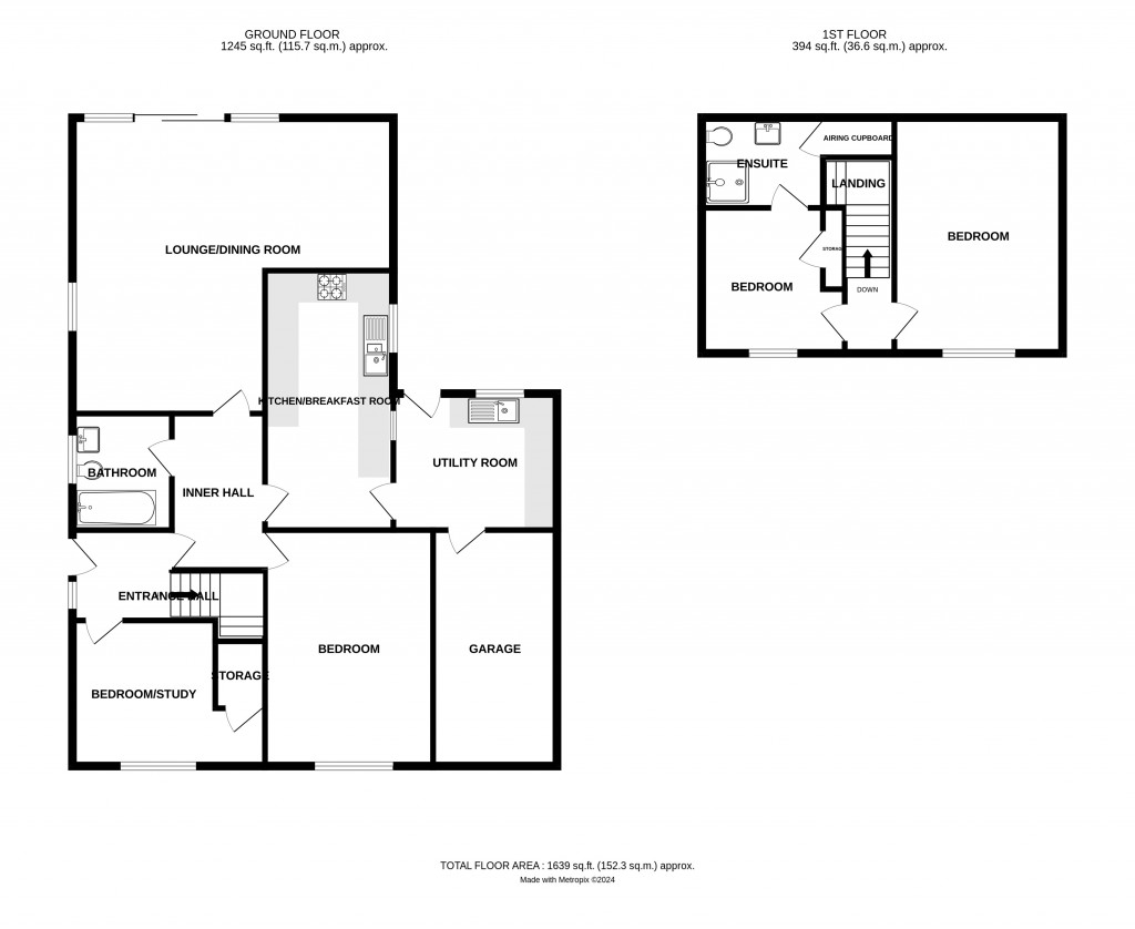 Floorplans For Bridge Street, Ledbury, Herefordshire