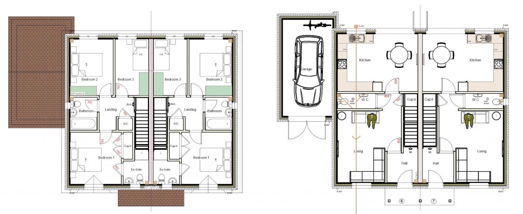 Floorplans For Gorsty Lane, Hereford, Herefordshire