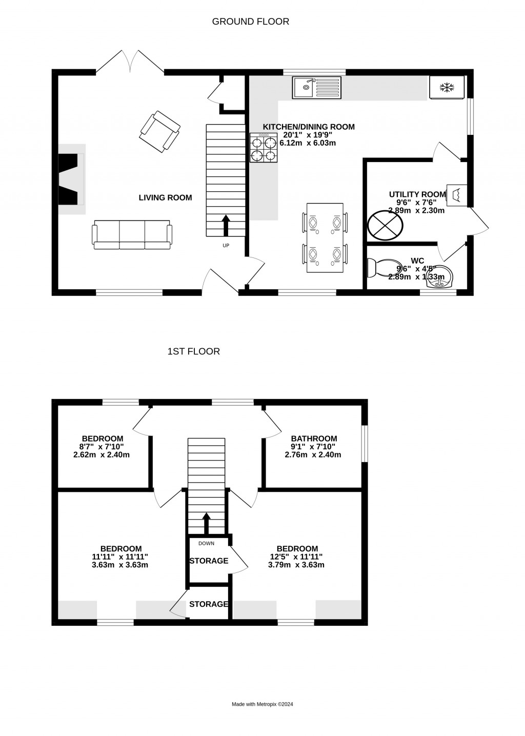 Floorplans For Dilwyn, Hereford