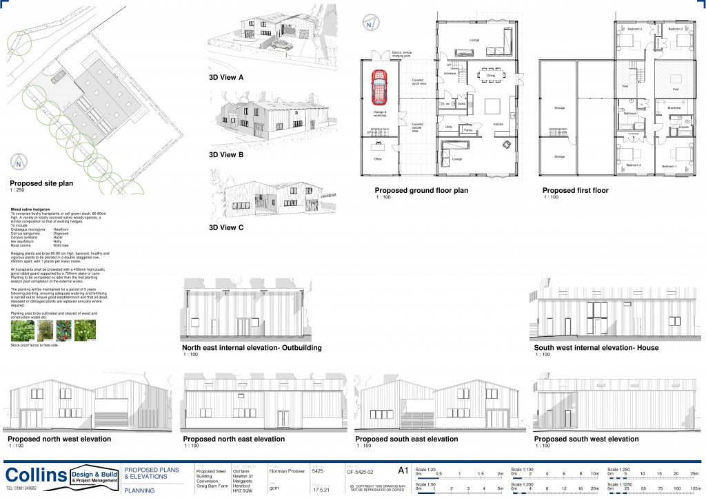 Floorplans For Newton St Margarets, Hereford