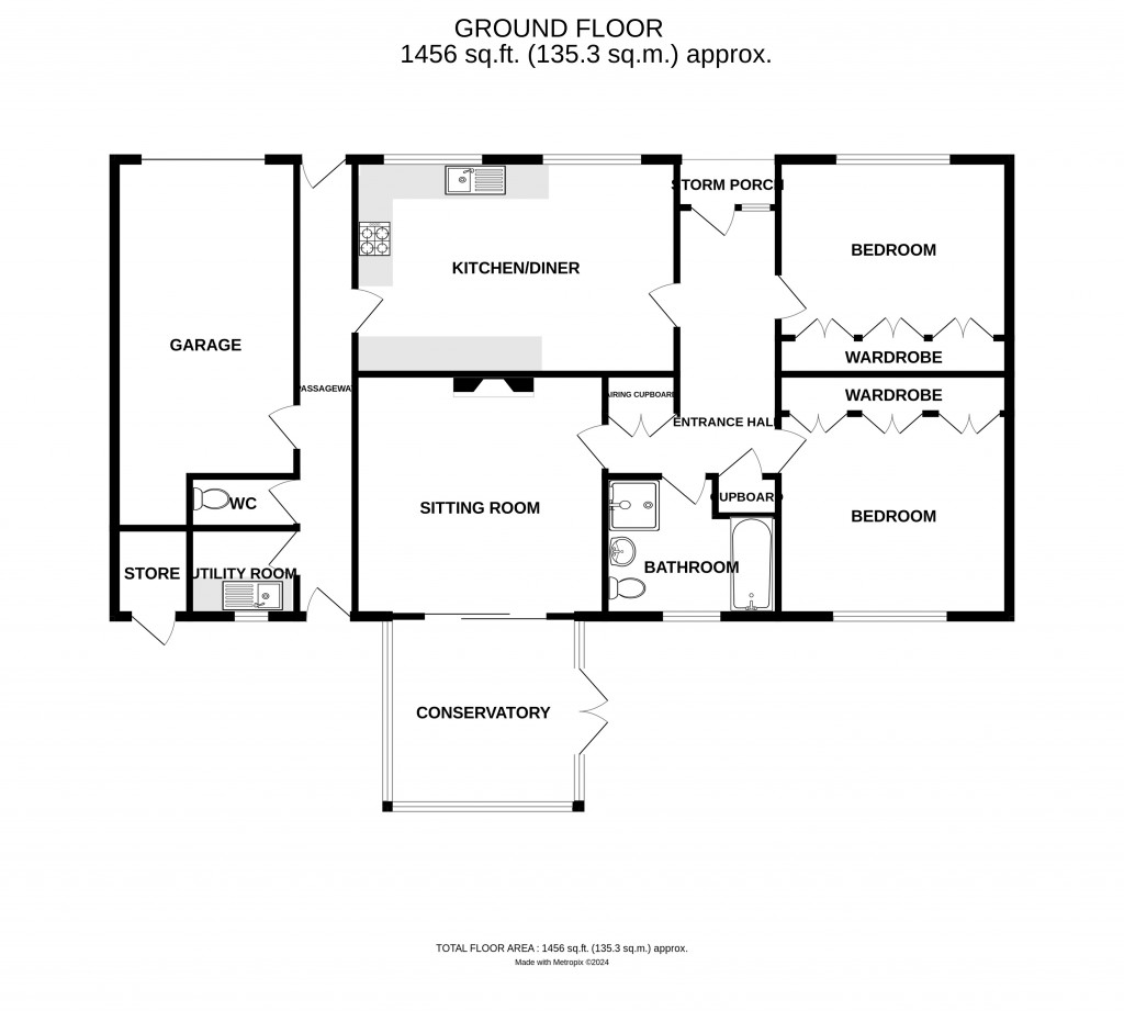 Floorplans For Burghill, Hereford