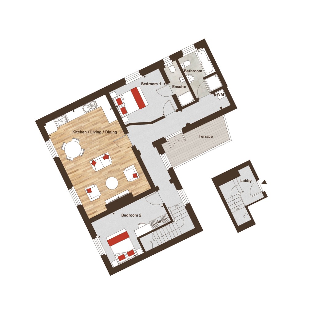 Floorplans For High Street, Ledbury, Herefordshire