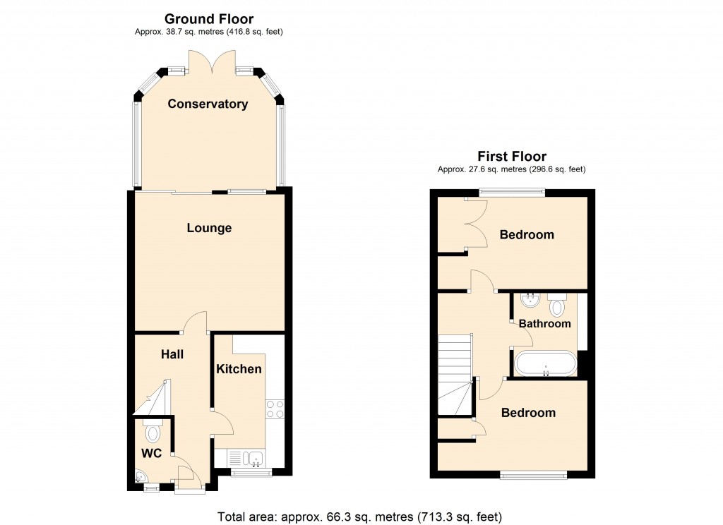 Floorplans For Hallwood Drive, Ledbury, Herefordshire