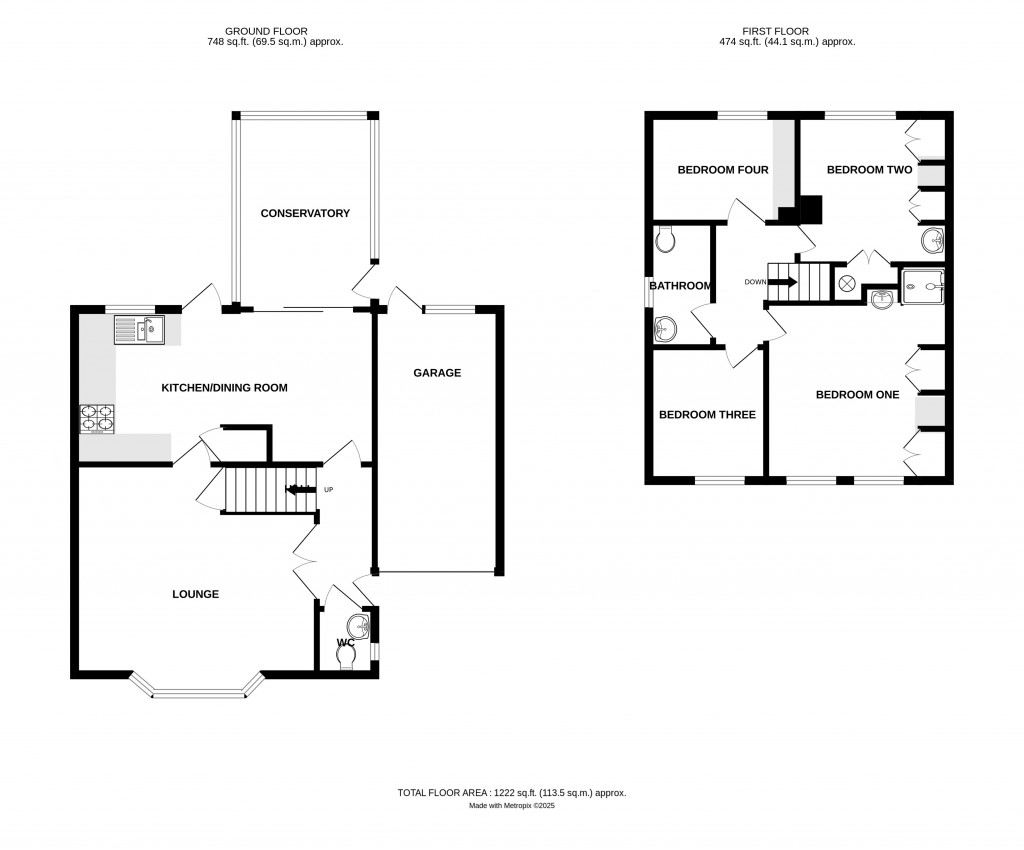 Floorplans For Cumberland Place, Hereford