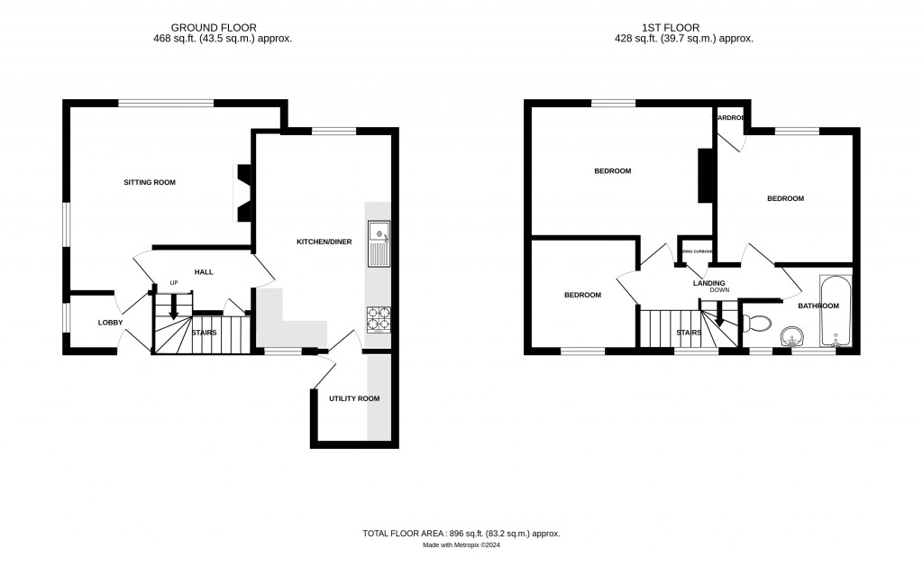 Floorplans For Kingstone, Hereford