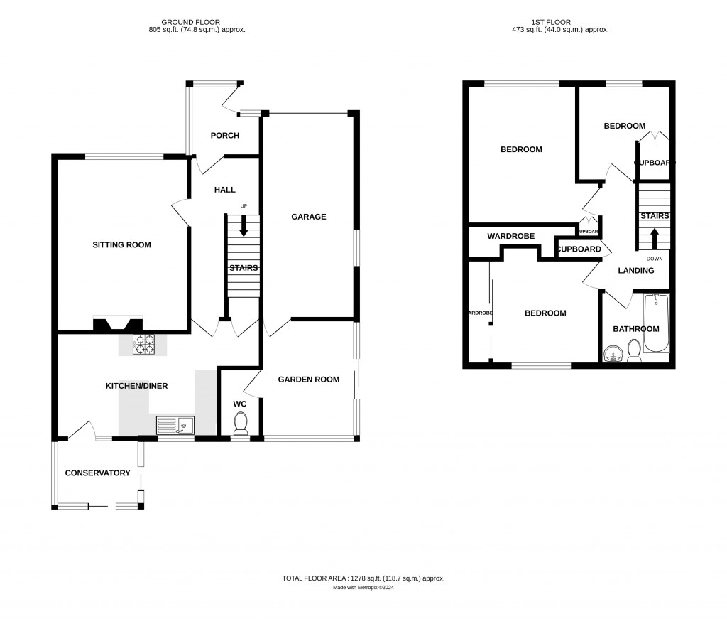 Floorplans For Madley, Hereford