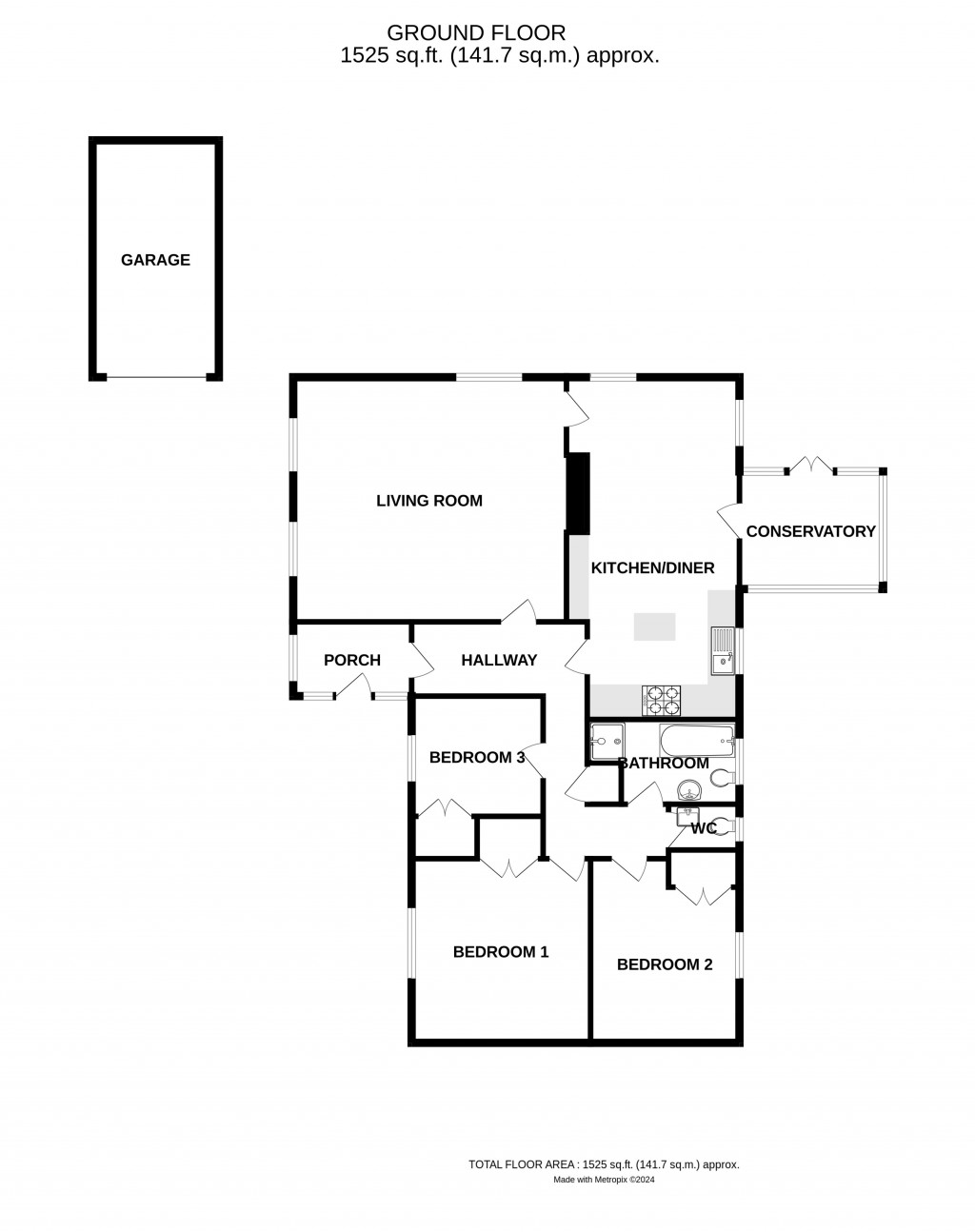 Floorplans For Bodenham, Hereford