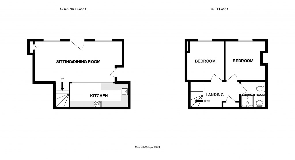 Floorplans For The Homend, Ledbury, Herefordshire