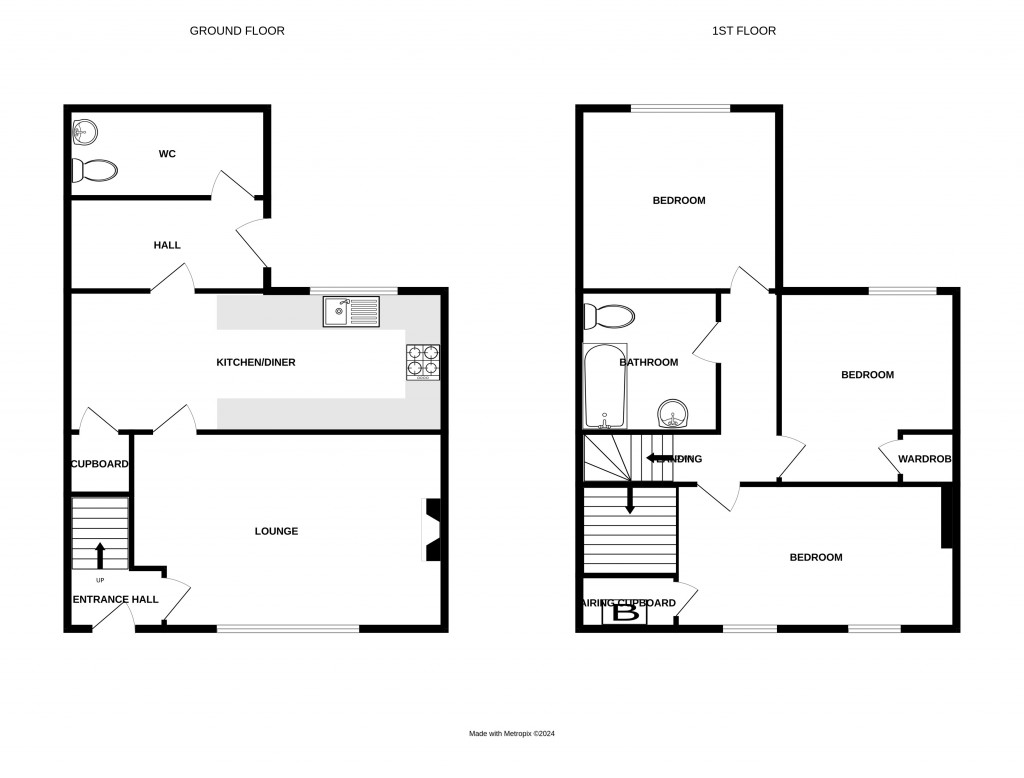 Floorplans For Queensway, Hereford