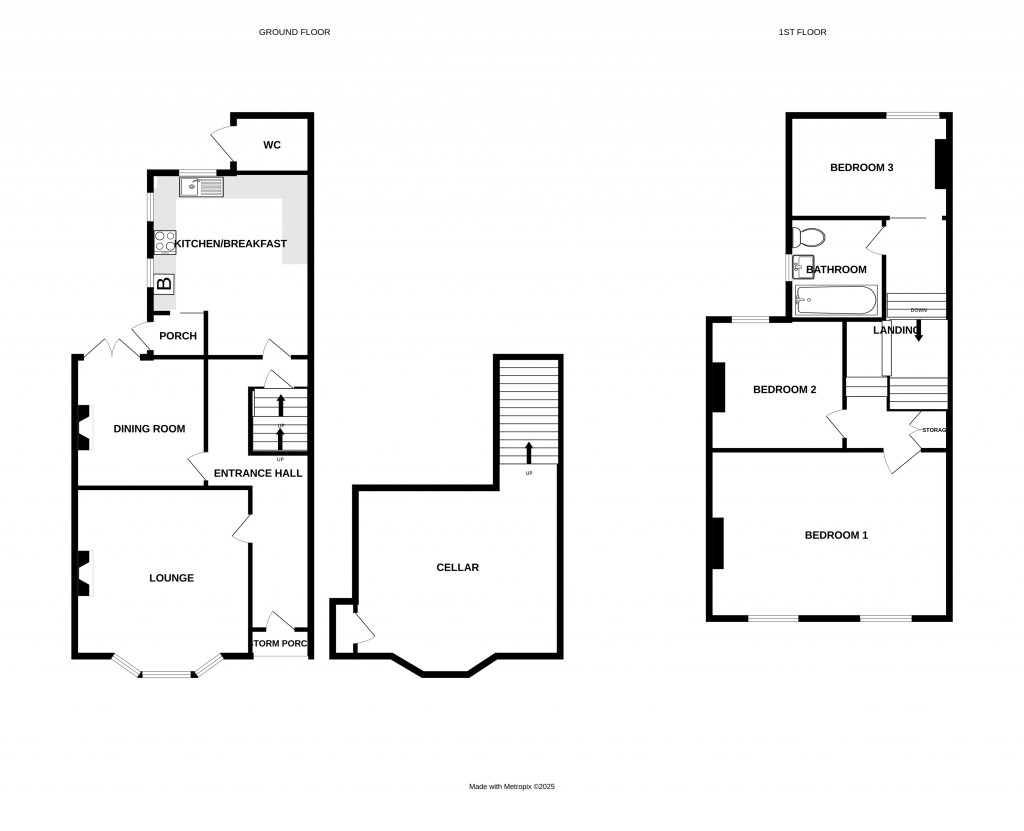 Floorplans For Clive Street, Hereford