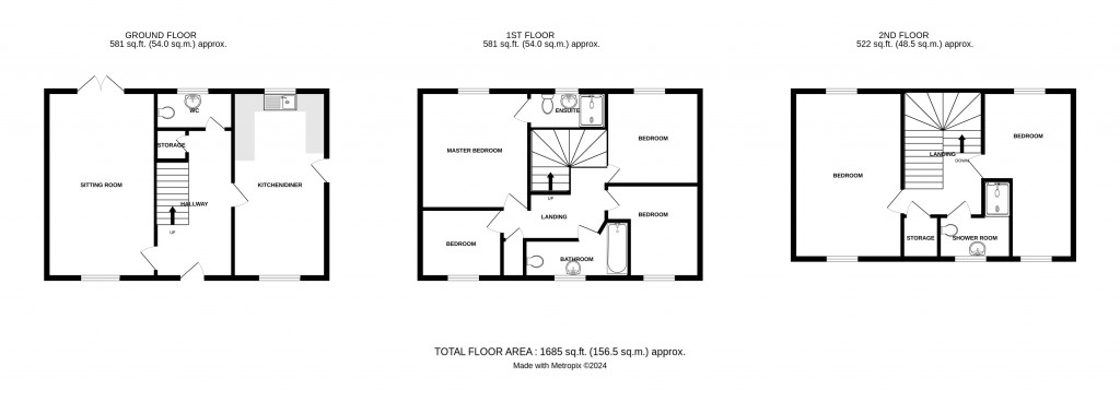 Floorplans For Stable Drive, Hereford