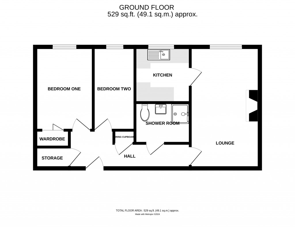 Floorplans For New Street, Ledbury, Herefordshire