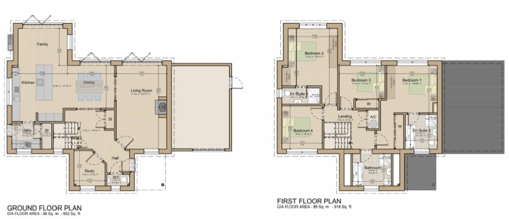 Floorplans For Allensmore, Hereford