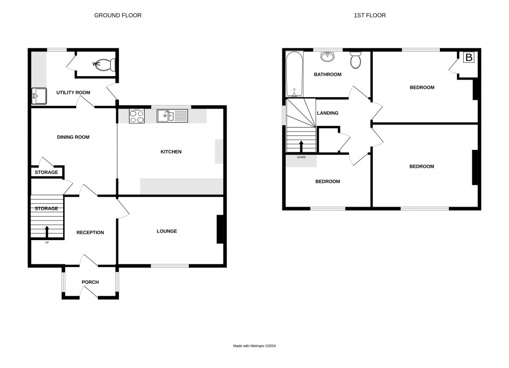 Floorplans For Hunderton Avenue, Hereford