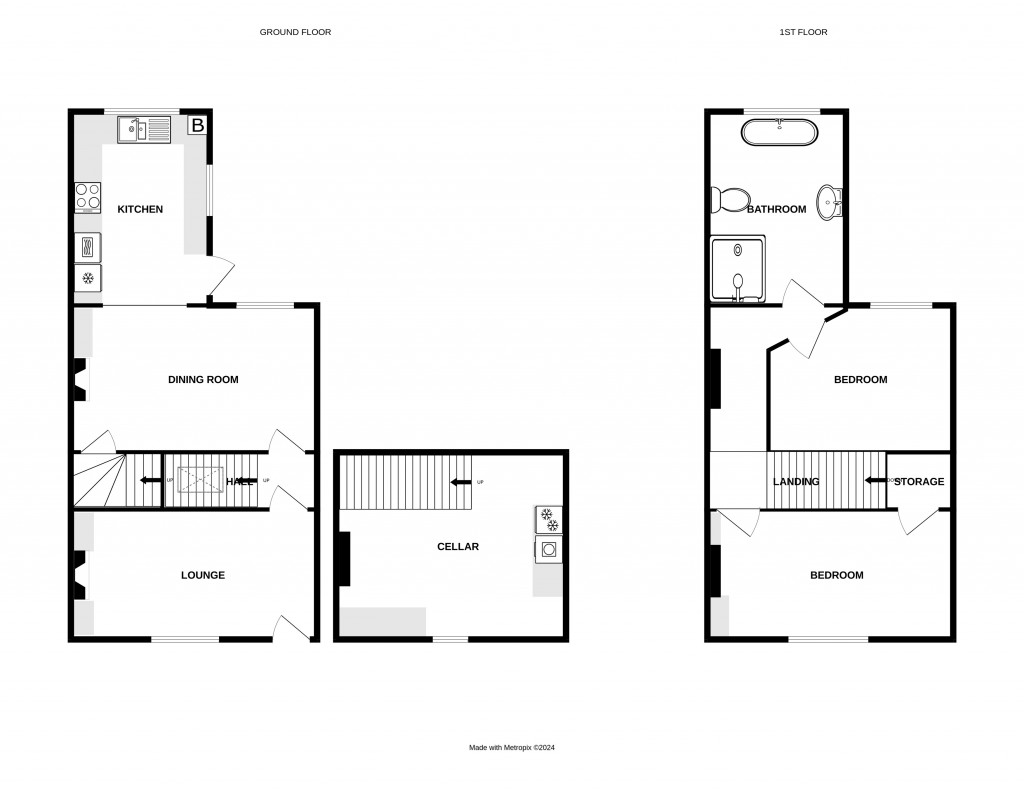 Floorplans For Millbrook Street, Hereford