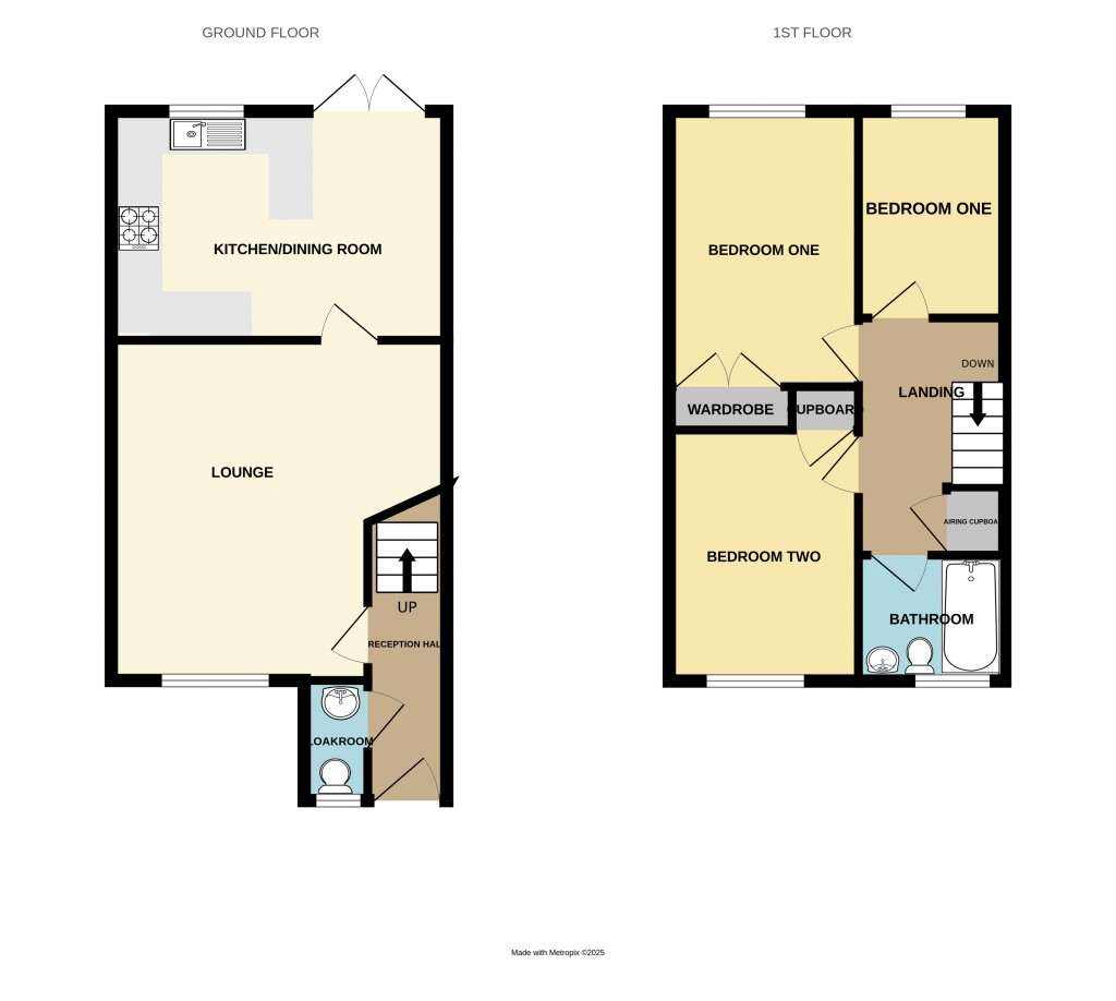 Floorplans For Gibson Road, Ledbury, Herefordshire