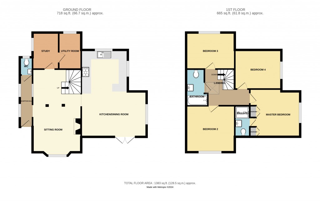 Floorplans For Munderfield, Bromyard, Herefordshire