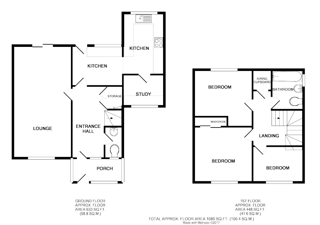 Floorplans For Churchill Meadow, Ledbury, Herefordshire