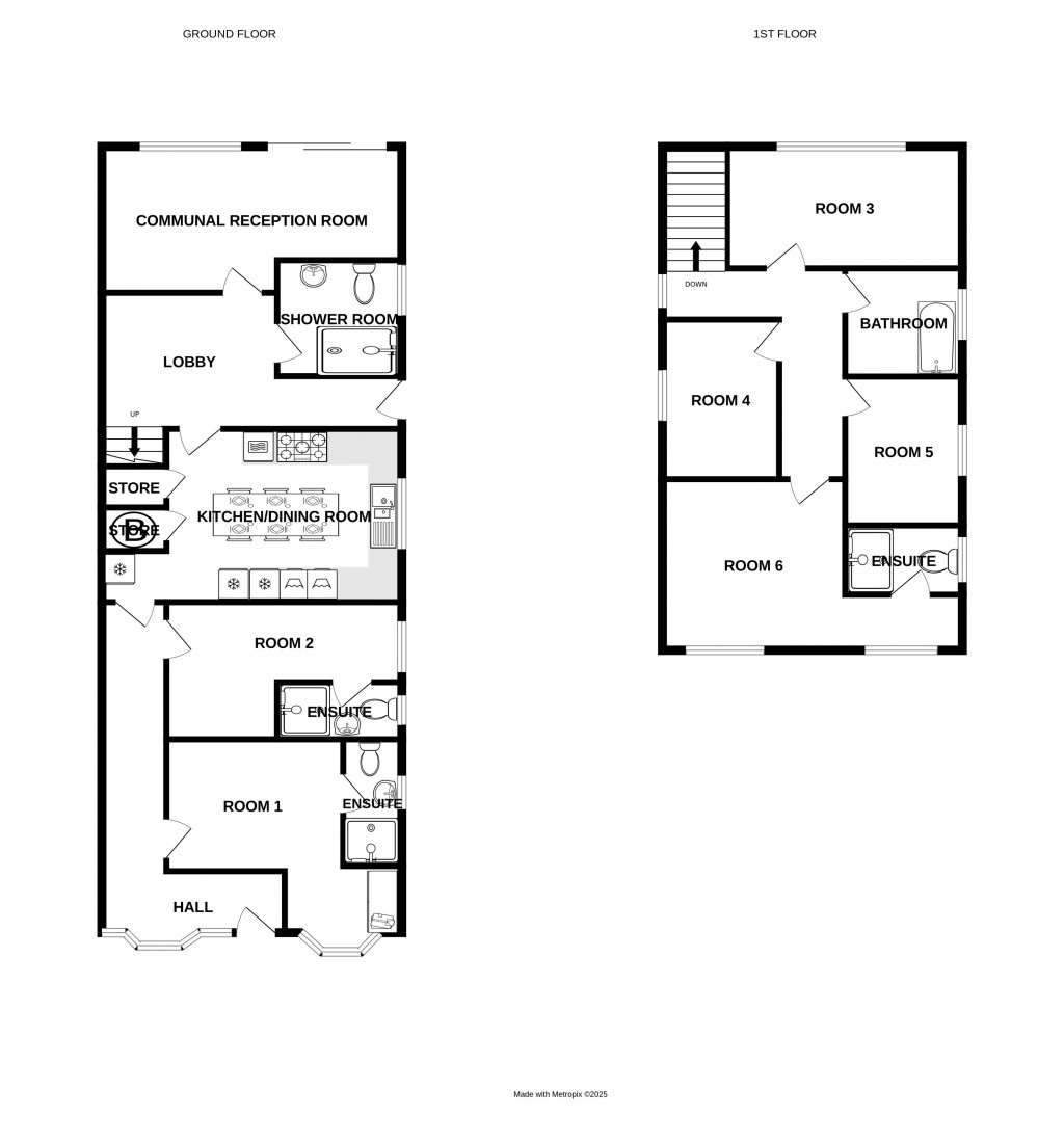 Floorplans For Stanhope Street, Hereford