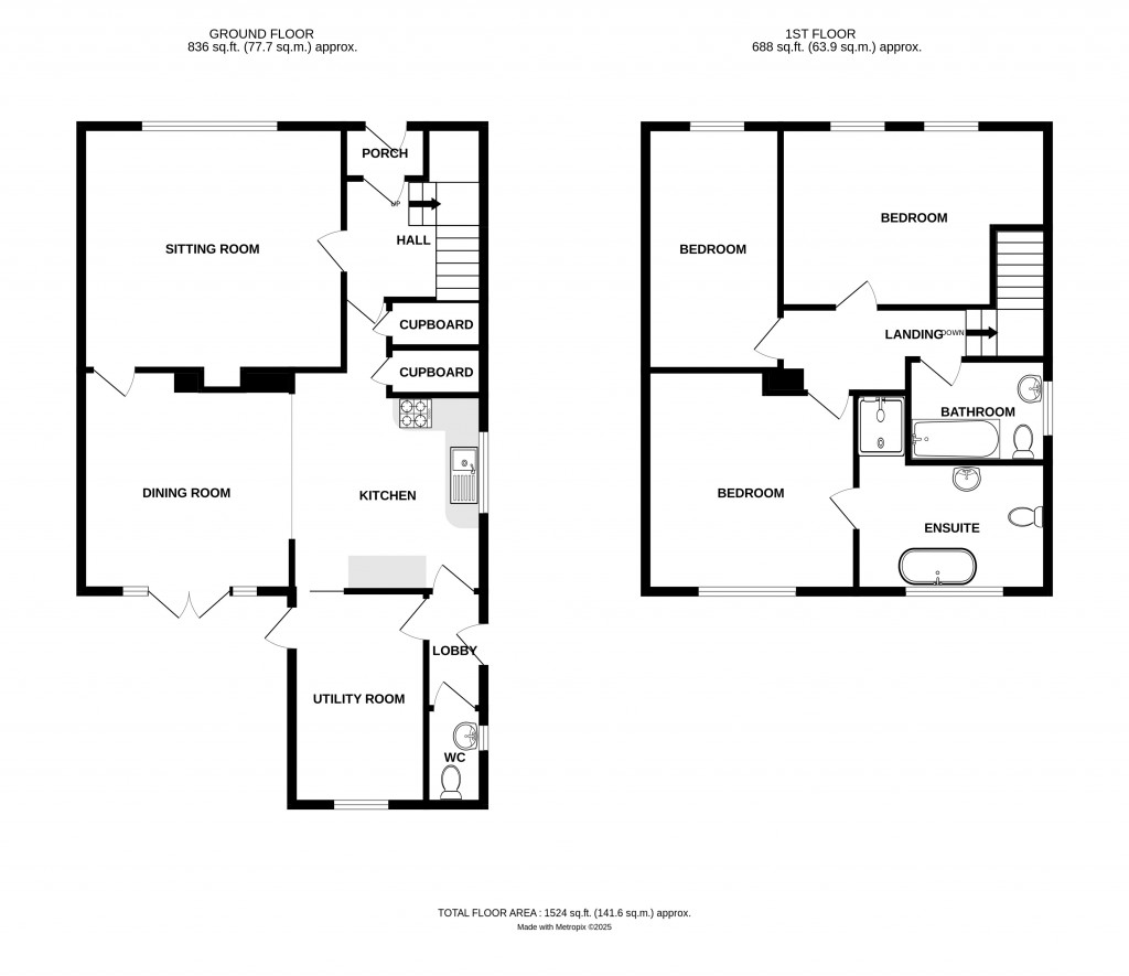 Floorplans For Ingestre Street, Hereford